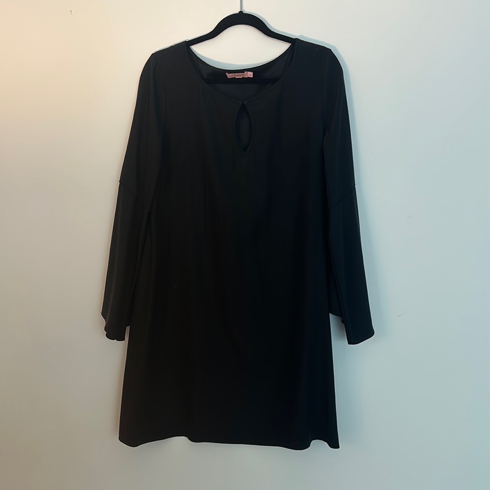 Calypso St. Barth Resort dress - black long sleeve